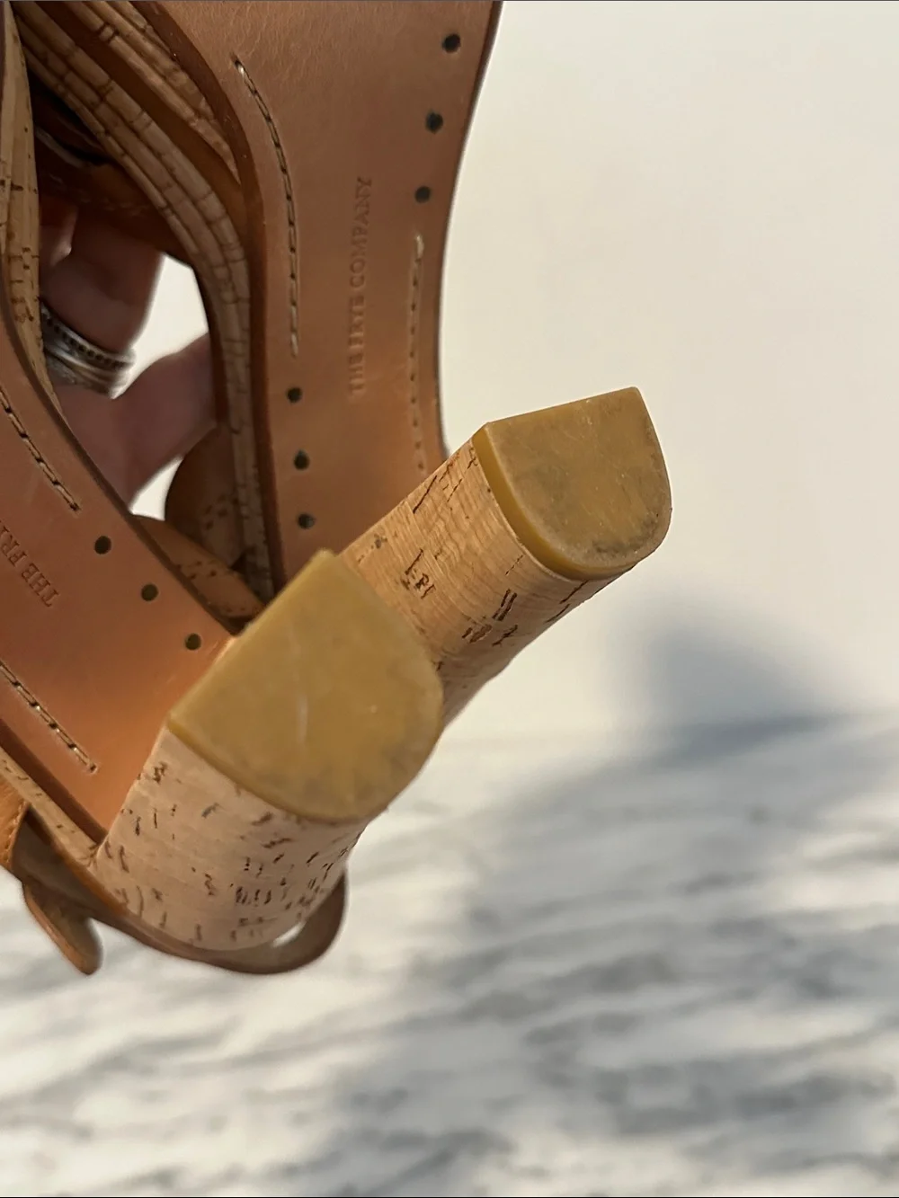 Frye Lena Leaf Ankle Platform Sandals women’s sz 9.5